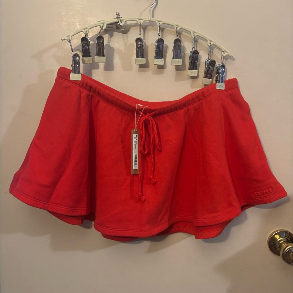 NWT Skims Ruby Cotton Skirt